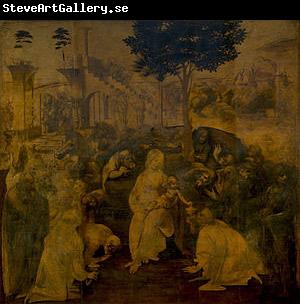 LEONARDO da Vinci Adoration of the Magi